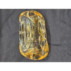 The Freeform Collection Rare Anchor Hocking Opalescent Organic Shape Ashtray